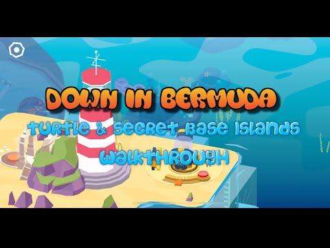 Down In Bermuda - Turtle and Secret island walkthrough [Apple Arcade]
