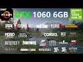 GTX 1060 6GB Test in 26 Games in 2020