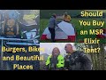 Motorcycle Camping Adventure | MSR Elixir Tent Review
