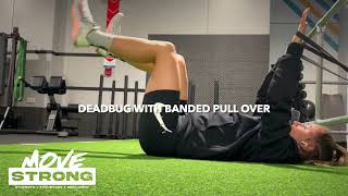 Famous Deadbug with Banded Pull Over  // Advanced Core Training - TEAMMOVESTRONG Net Worth
