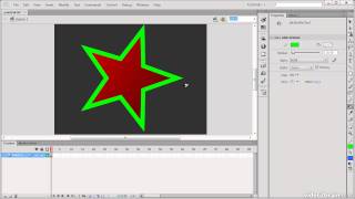 Adobe Flash CS6: The Paint Bucket and Ink Bottle Tools 19 Learn ByVideo