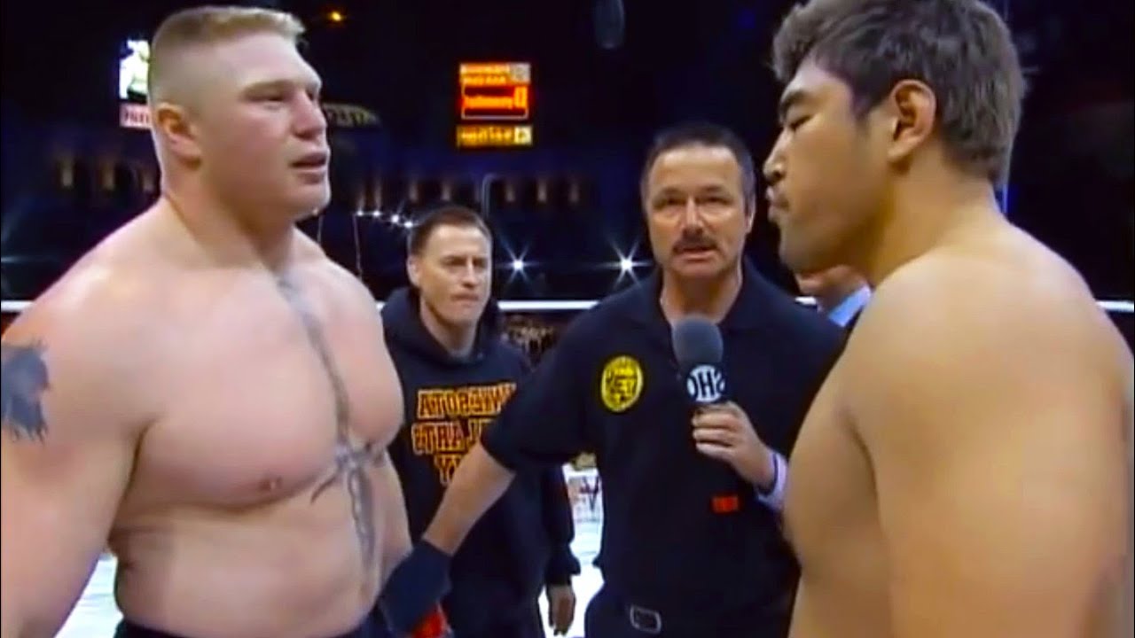 Brock Lesnar (USA) vs Min Soo Kim (South Korea) | KNOCKOUT, MMA fight, HD