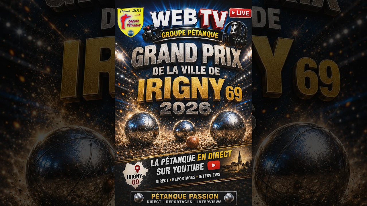 Miniature de la vidéo : GRAND PRIX DE LA VILLE DE IRIGNY 2026 EN DIRECT