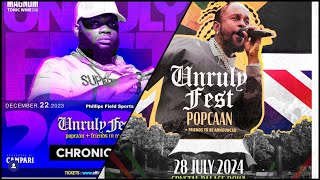 JAMAICA UNRULY FEST VS LONDON UNRULY FEST, DANCEHALL SUPERSTAR POPCAAN TAKE UNRULY FEST TO LONDON
