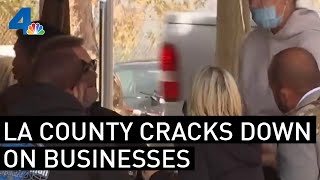 LA County Cracks Down on Businesses Defying COVID-19 Rules | NBCLA