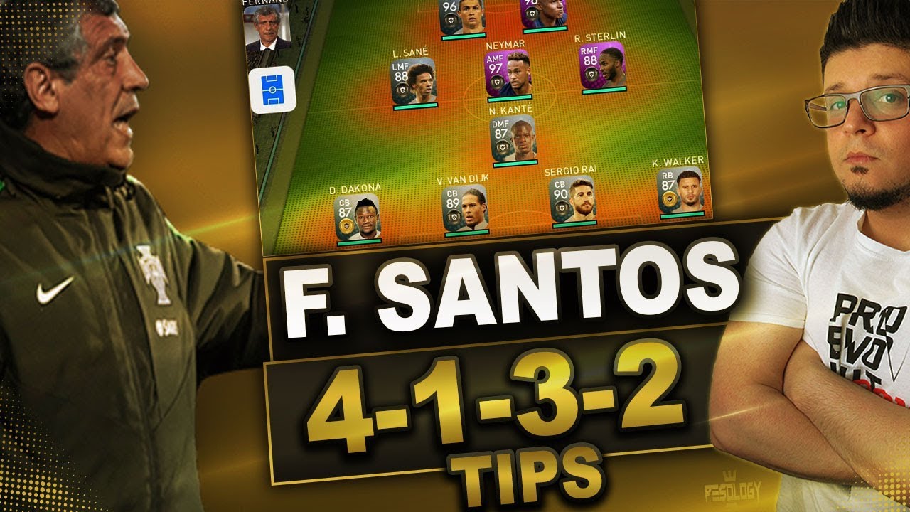 Pes 2019 Myclub Tips F Santos 4 1 3 2 Squad Builder Advanced Instructions Es Youtube