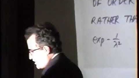 Доклад Эдварда Виттена на конференции Strings