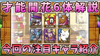 【ドラクエタクト】才能開花した６体について解説