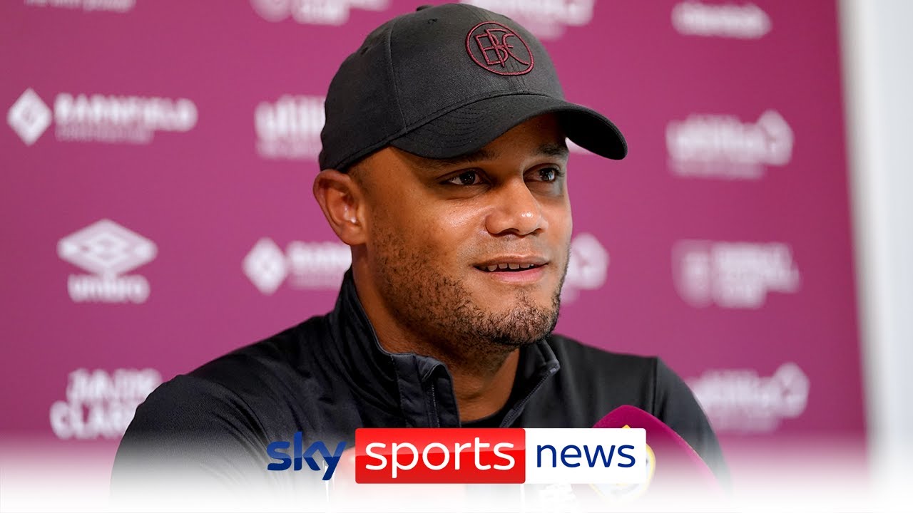 Vincent Kompany sets out his vision for Burnley at his first press conference