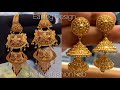 Latest Gold Earring Jhumka Design with weight and price