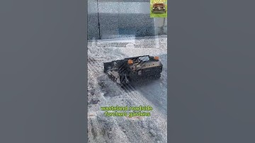 remote controlled track-mounted brush cutter, Vigorun cordless wheeled lawn cutter for sale