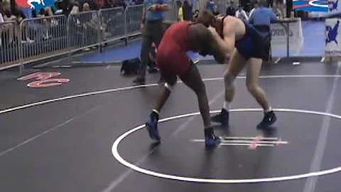 University Freestyle 84kg: Jordan Blanton vs. Ed R...