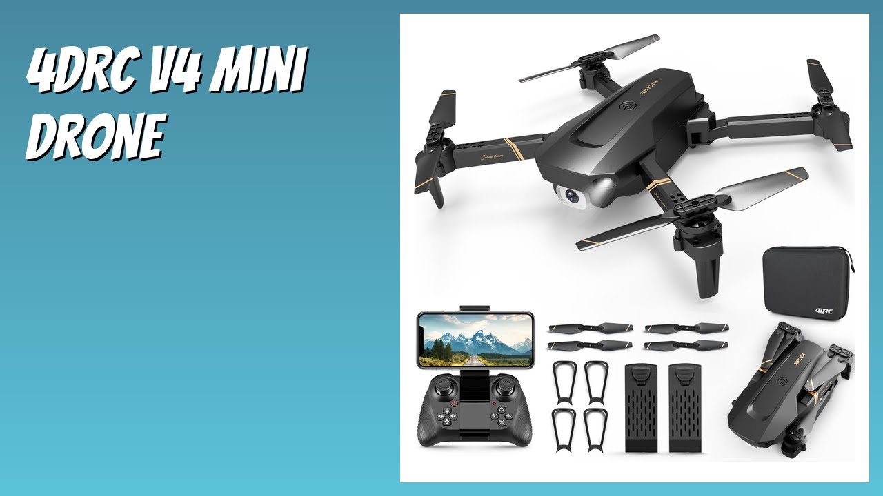REVIEW (2025): 4DRC V4 Mini Drone. Features
