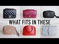 What fits in these mini bags 2019 | Chanel mini flaps, YSL mini Lou camera bag etc