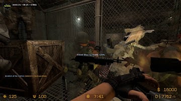 ZOMBIE ESCAPE MOD ON COUNTER-STRIKE: SOURCE, MAP: ZE_strange_escape, LEVEL 1, CSS