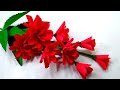 How to make beautiful paper flowers easy / A4 mal nirmana / kadadasi athkam nirmana