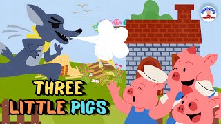 Three Little Pigs | Big Bad Wolf | Song for kids | Animated  #fairytales #classictales #bedtimestory