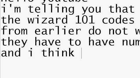 Wizard 101 codes don
