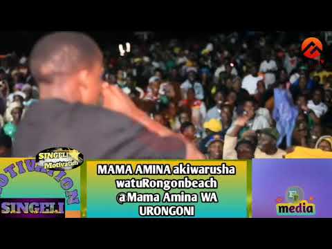 MAMA AMINA WA URONGONIbeach AKIBARUZA USIKU WA EP JETTY MC 
