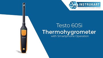 Testo 605i - Thermohygrometer with Smartphone Operation | Instrukart