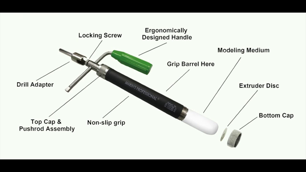Ultimate Clay Extruder® Drill Adapter (35183) YouTube