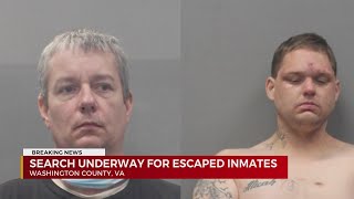 Police searching for escaped inmates near Abingdon, VA