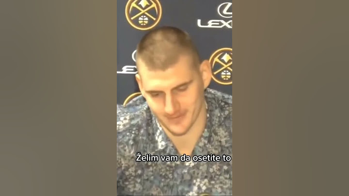 Jokić: Igrao sam u Srbiji brate, voleo bih da osetite to 🏀🇷🇸🃏 #nikolajokic #denvernuggets #mvp #nba