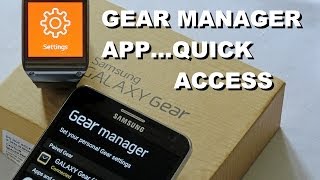 Samsung Galaxy Gear: How To Quickly Access Gear Manager On Your Phone screenshot 3