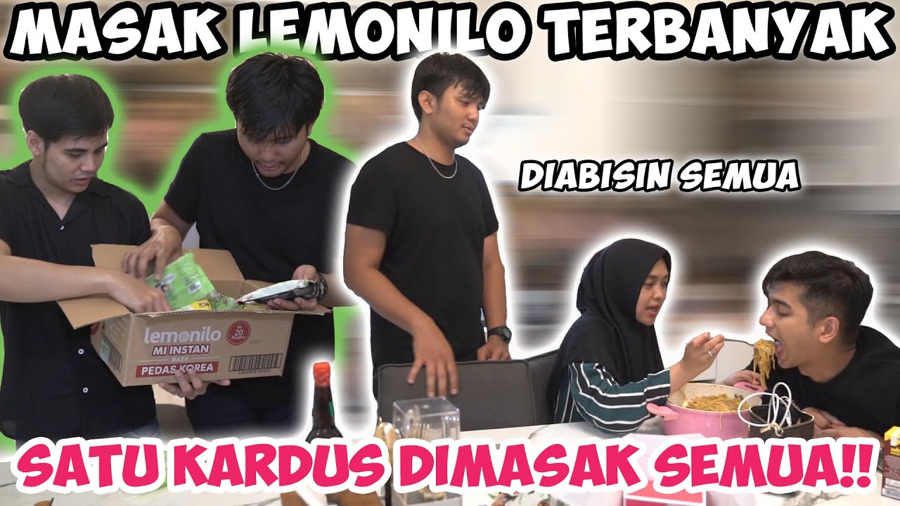 MASAK LEMONILO TERBANYAK DIRUMAH RICIS!! LANGSUNG HABIS GAISS...