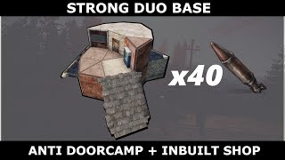 Strong Solo/Duo Rust base design (40+ Rocket raid)