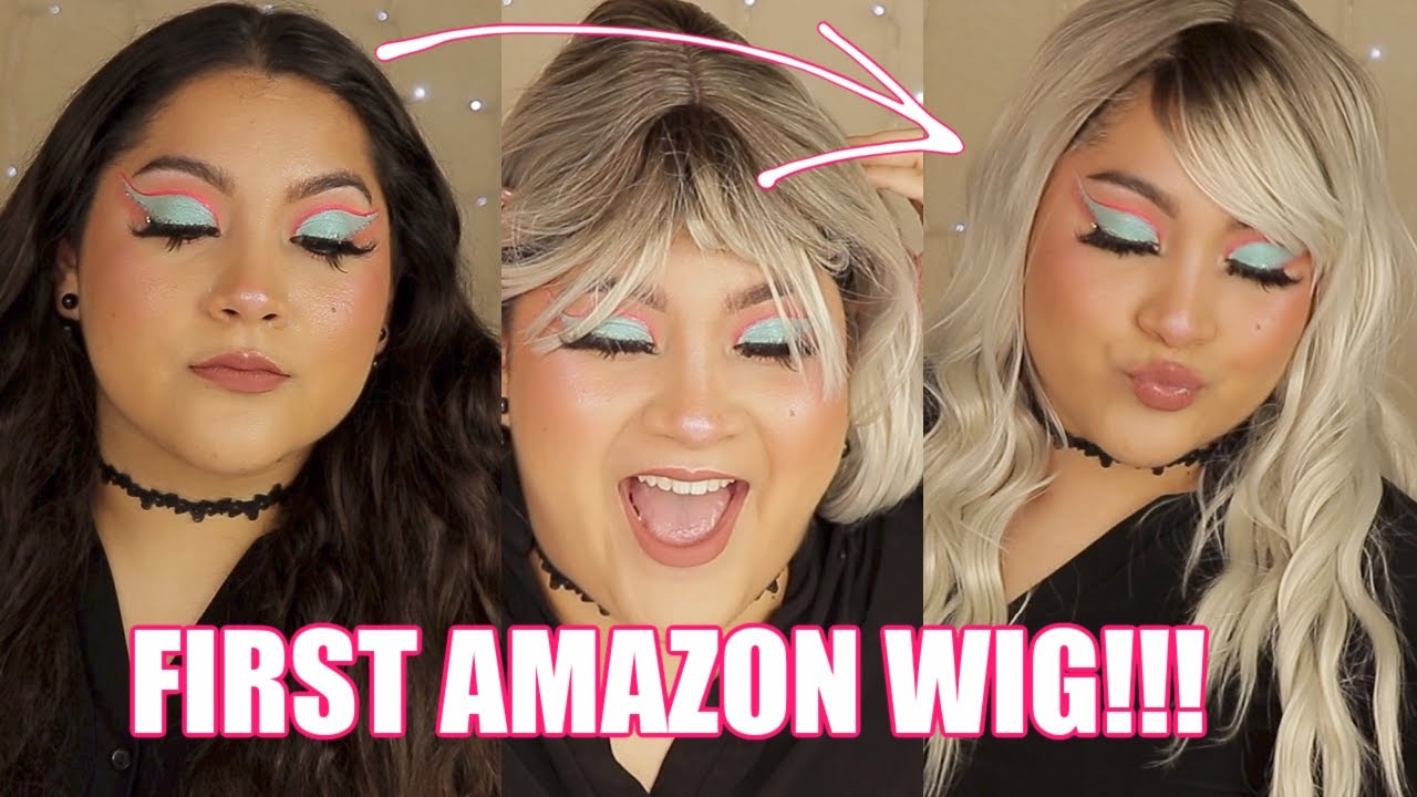 Cheap Amazon Wig | First Wig | Platinum Blonde Wig