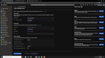How to create HDInsight Cluster in Azure