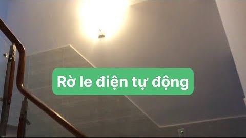 Hệ thống công tắc tự động cho đèn | cảm ứng hồng ngoại đèn hành lang - Kho Tư liệu Xây dựng