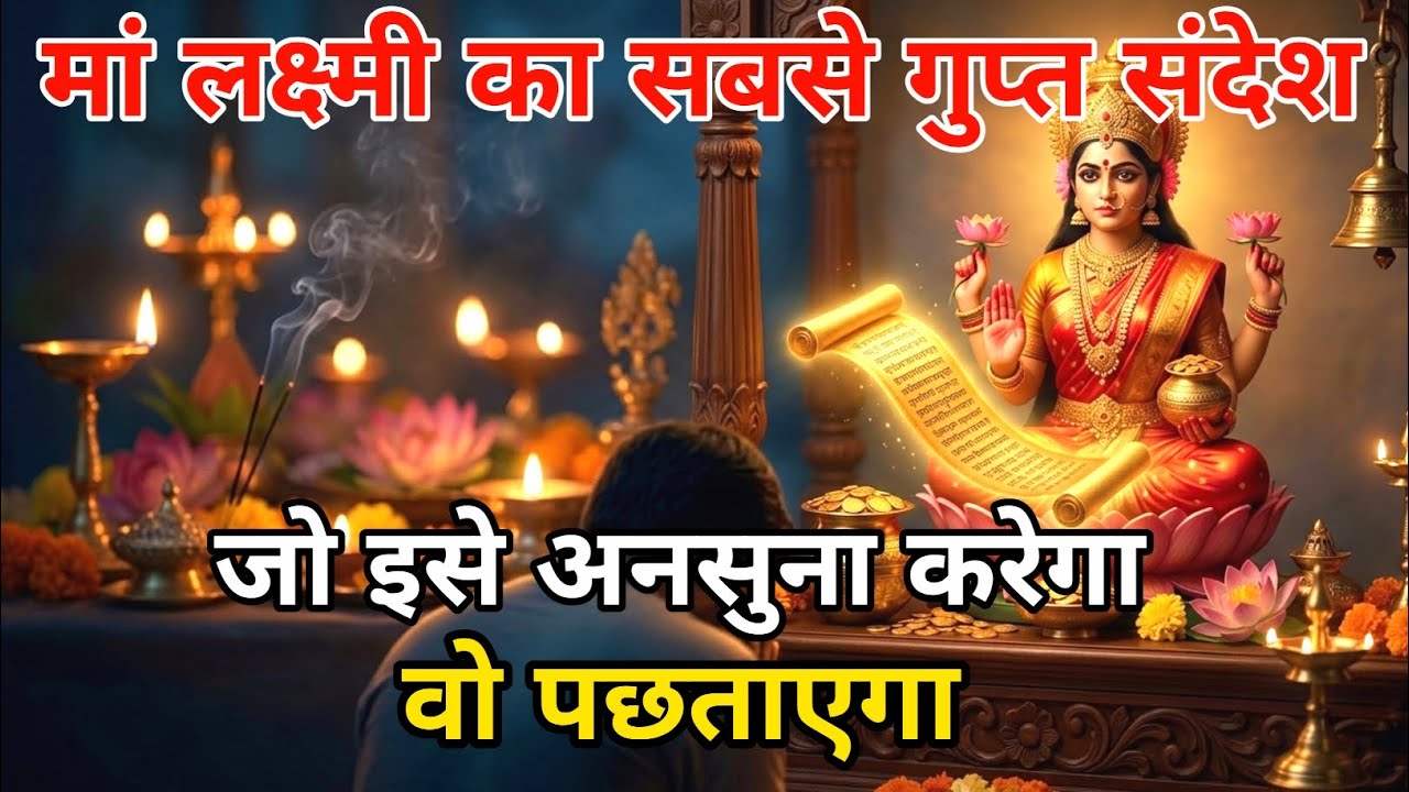​मां लक्ष्मी का सबसे गुप्त संदेश जो इसे अनसुना करेगा वो पछताएगा।@LAXMIKIVANI13 #motivtion #laxmimaa 