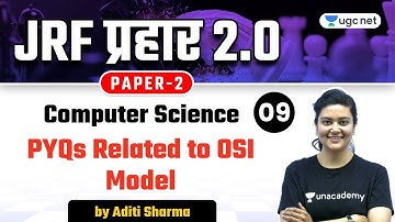 06:00 PM - NTA UGC NET 2021 | Computer Science by Aditi Sharma | PYQs Related to OSI Model