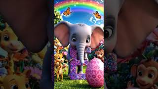 Letter E Song for Kids 🥚🐘 | Learn ABC with Fun 3D Animation #shorts #edit
