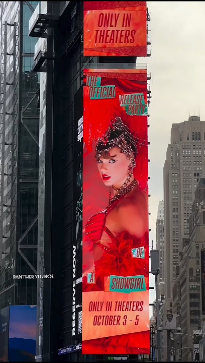 The Life of a Showgirl is here | Times Square, New York City, #lovestorytaylorsversion #taylorswift