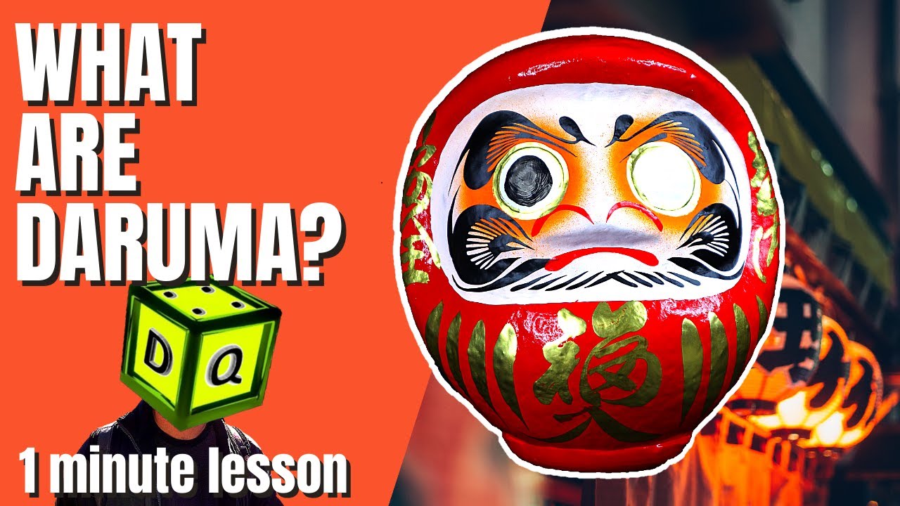 What are Daruma? and how to use them! Culture Bite! #Shorts 