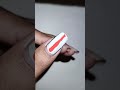 easy white nailart at home with safety pin 🧷 #simplenails #nailart #shiningnails #pinknaildesigns