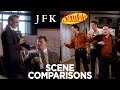 Jfk 1991  seinfeld 19891998 sidebyside comparison