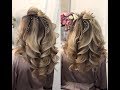 Wedding Hair Style. Текстурные локоны с переплетением 3D. #hairstyle