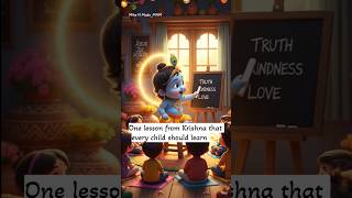Baby Krishna Teaching Life Lessons 🧡 | Cute & Divine Wisdom#reelsindia #shortsindia #vrindavan