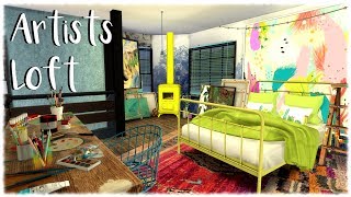 The Sims 4: Speed Build // ARTIST LOFT