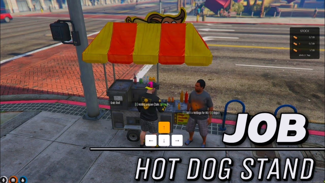 [QBCore] Job Hot Dog Stand