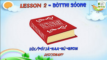 Bài 2-1 từ vựng đồ dùng - Học tiếng Thái dễ thương cùng MR TUK TUK
