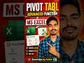 Excel Short Tricks Pivot Table in MS Excel #shorts #viral #trending #latest #reels #excel #tricks