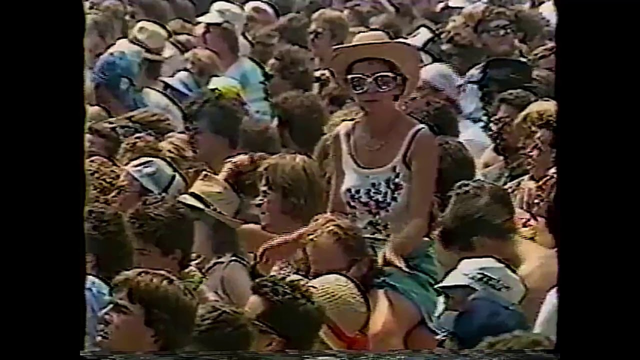 Grateful Dead, Боб Дилан, Том Петти — фанаты Grateful Dead в толпе. RFK, 06.07.1986, необработанн...