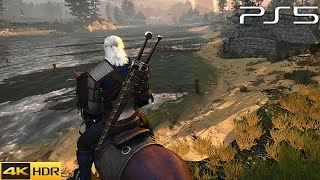 The Witcher 3 Next Gen Update Wild Hunt Destroy Village Gameplay (PS5 HDR) [4K 60FPS]