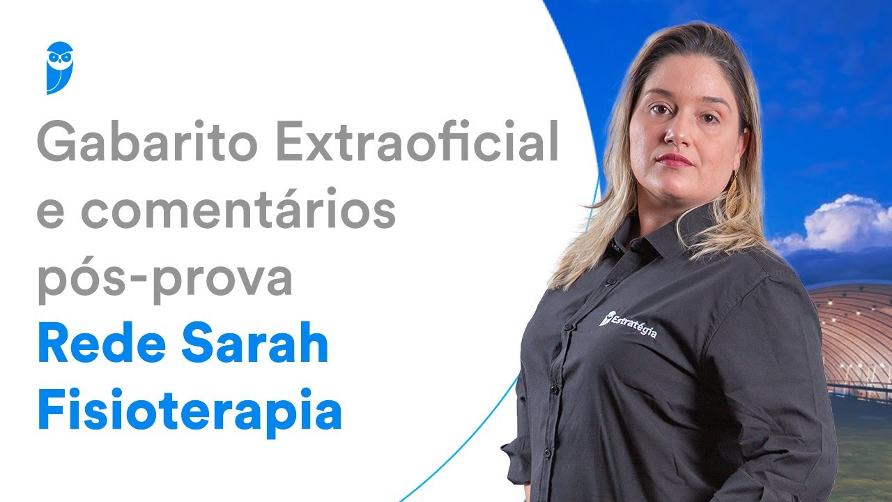 últimas Provas Da Rede Sarah Fisioterapia últimas Provas Da Rede Sarah Fisioterapia