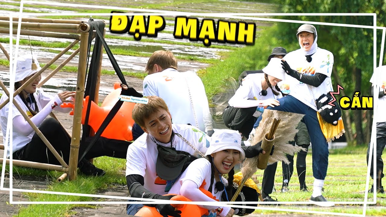 Rượt Thúy Ngân đứt hơi Ngô Kiến Huy thét vang trời vì chiến thuật cắn của cô em 2 NGÀY 1 ĐÊM